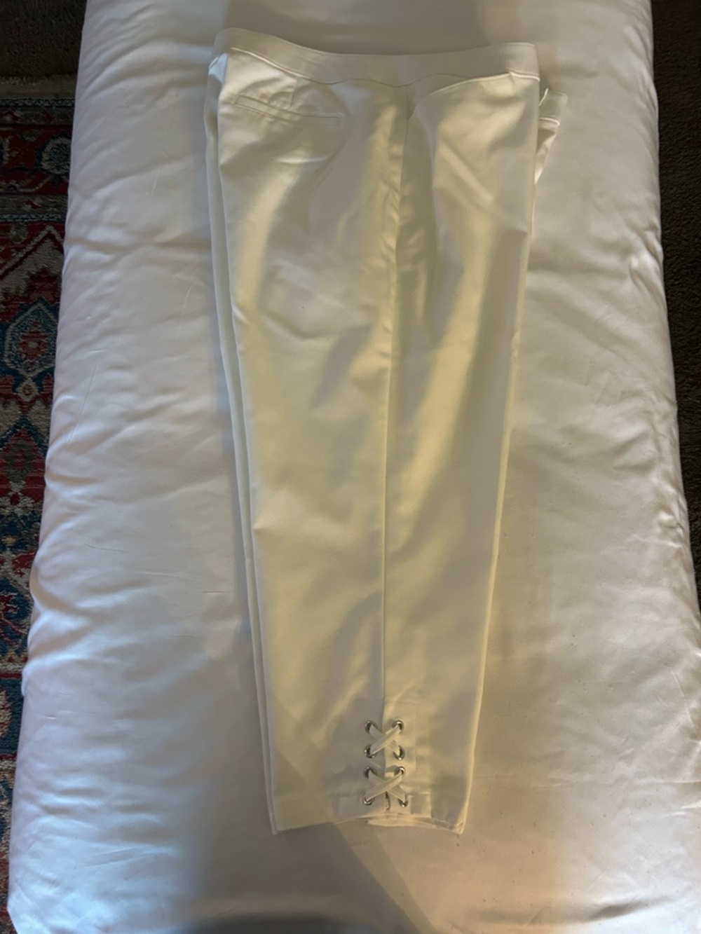 Rafaella White Classic Dress Pants